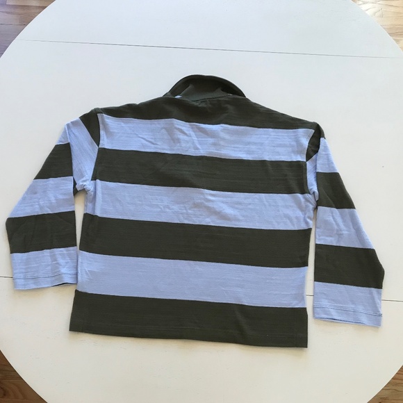 VINTAGE-INSPIRED MADEWELL 100 % COTTON STRIPE RUGBY POLO - Picture 7 of 12